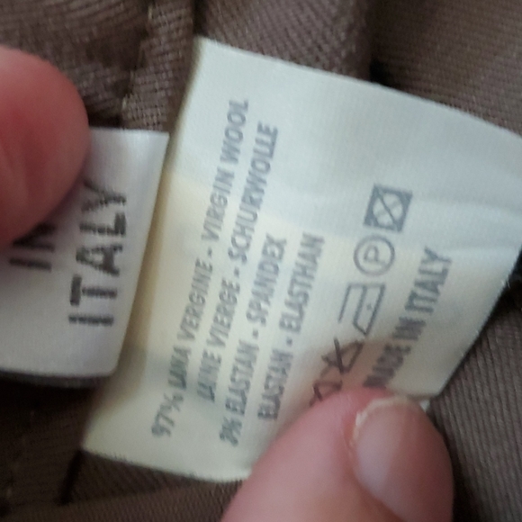 nwt women's Giorgio's of palm beach brown sz 14 wool pants - Picture 7 of 7